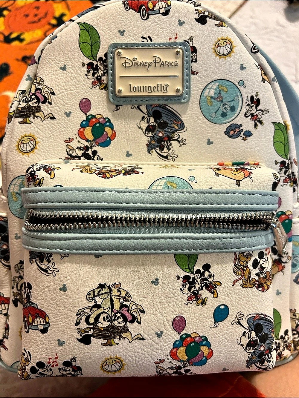 Loungefly Disney Mickey Mouse Through the Years Sketch Mini Backpack NWT